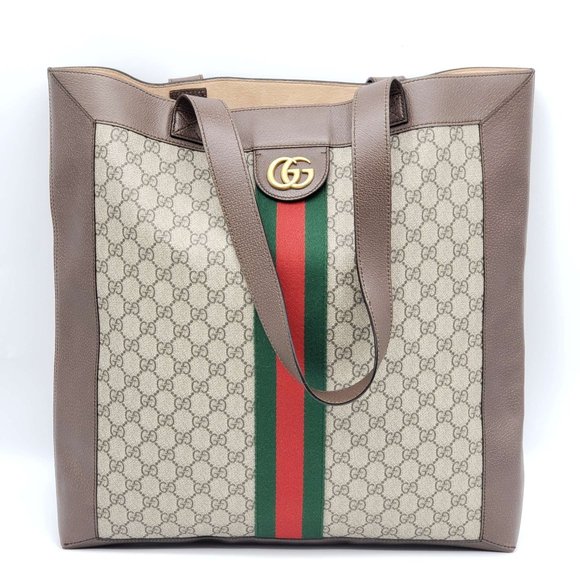 100% Authentic Gucci GG Ophidia Large Tote Bag